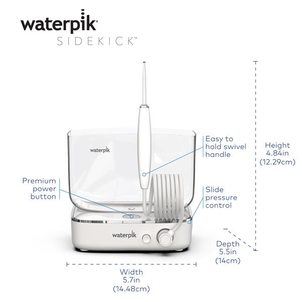 White Waterpik™ Sidekick™ Water Flosser - Image 2