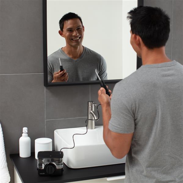 Black Waterpik™ ION Professional Countertop Cordless Water Flosser - Image 3