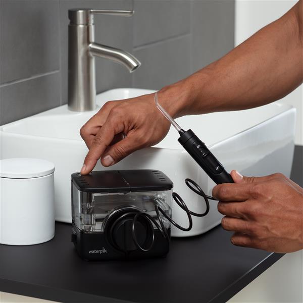 Black Waterpik™ ION Professional Countertop Cordless Water Flosser - Image 6
