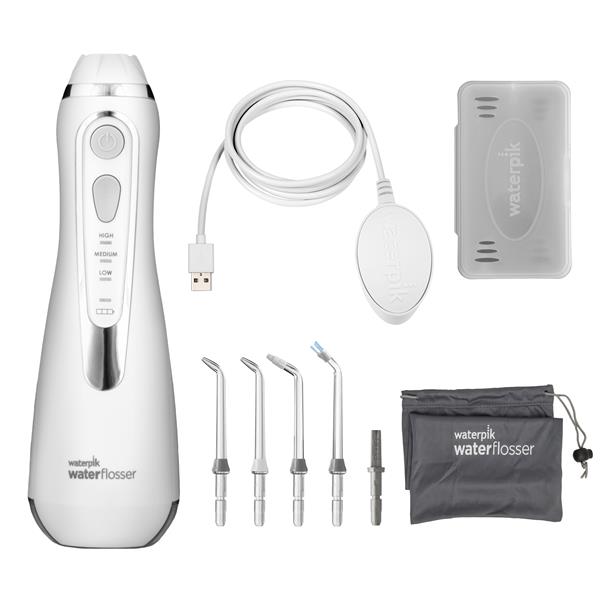 White Waterpik™ Cordless Advanced 2.0 Water Flosser - Image 7