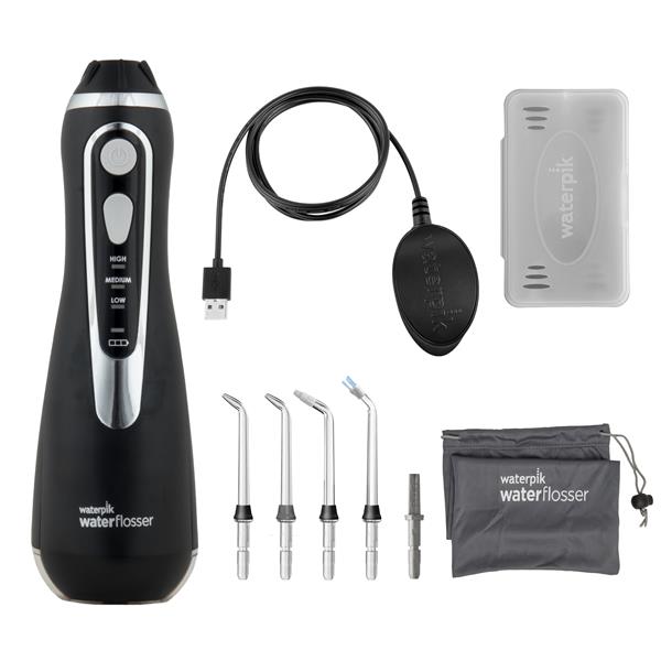 Black Waterpik™ Cordless Advanced 2.0 Water Flosser - Image 7