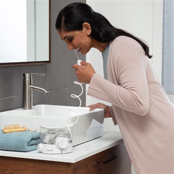 White Waterpik™ ION Countertop Cordless Water Flosser - Image 5